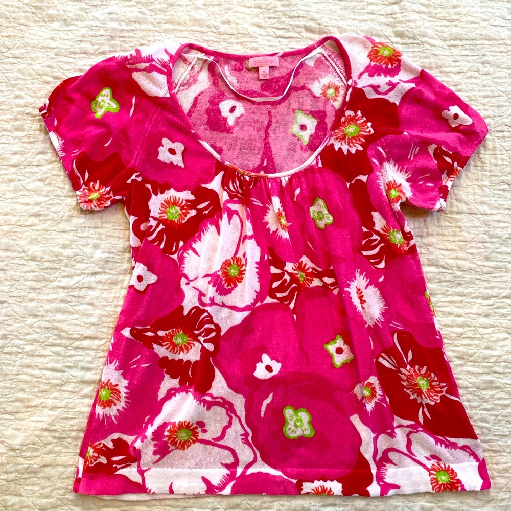 LILLY PULITZER light sweater, EUC, Size M